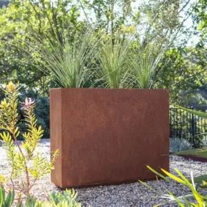 플랜트박스 대형 화분 사각 철제 박스 옥상 정원 대형화분 화단 녹