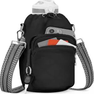 시트라 물병 가방 크로스바디 단열 지갑 홀더 스트랩 40온스 포함