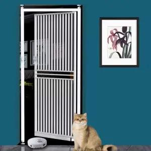 강아지 막이 고양이 펜스 방묘문 캣도어 개구멍