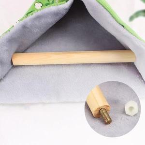 앵무새  면 은신처 코카티엘 버디 러브버드용 호환  단열  새집 쪼리와 그네 포함