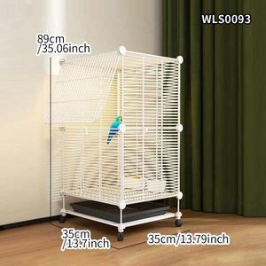 조류장 앵무새 케이지 가정용 대형 호랑이 가죽 검은 봉황 모란 스타링 트레이가 특별한  하우스