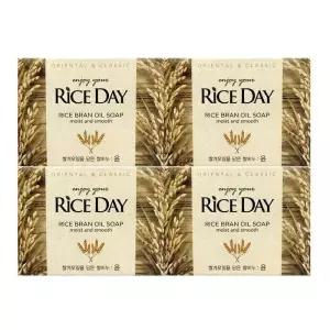 [에스에스_62]라이스데이 향이좋은 세수 비누 윤 90g 4개입