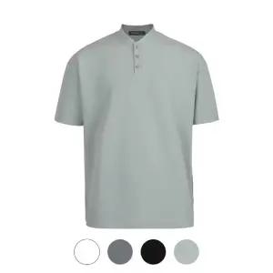 [파파브로] 남성 4컬러 단추 헨리넥 반팔티 SO-TSH-Q113