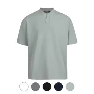 [파파브로] 남성 V넥 오픈 헨리넥 반팔 티셔츠 SO-TSH-Q115