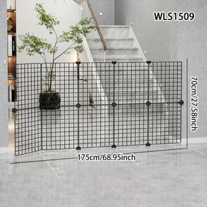 새끼 고양이용 호환 펫 게이트 격리 개 울타리 반려견 방지 장벽 실내 계단 발코니 난간