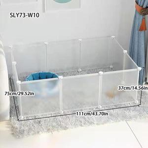 애완동물 게이트 개 울타리 차단 소형견용 호환 격리 실내 고양이 차단기 토끼 안전 난간 계단 발코니