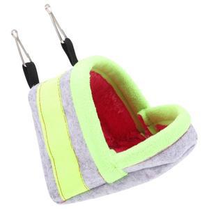 겨울용 햄스터 은신처 해먹   케이지 걸이형 은신처 기니피그 소형 동물 애완동물 침대 용품