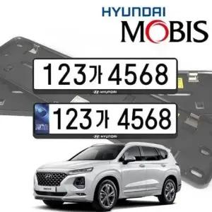 번호판가드 싼타페TM 현대모비스 순정용 가드