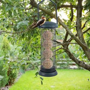 야외용 호환 새 모이통 만두 모양 기름볼 랙 소형 야생조류용 호환 사료 디스펜서 티트 걸이형 디자인