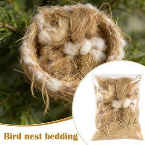 황마 섬유 새 은신처 안감 재료 카나리아 골드핀치 시스킨 소형 애완 조류  만들기 용품