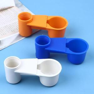 10개 새/메추리/고양이/닭/비둘기/앵무새/햄스터용 이중 노즐 물통/급수기/물병/컵