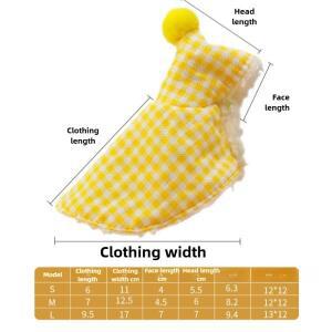 코카티엘 크리스마스 옷   새 망토 앵무새 용품 외출용 빨간