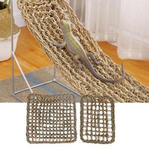 BA파충류 해먹 잔디 쿠션 매트형 침대 도마뱀 뱀  자연 테라리움 가구