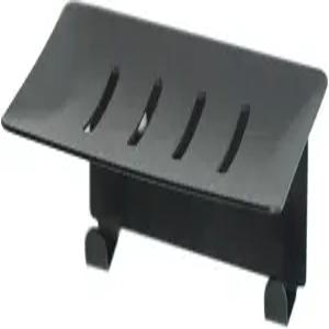 비누 홀더 벽걸이 샤워 접시 주방 또는 욕실용 청소 패드 검은색