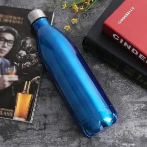 보냉병 스텔라 유광 보온병(1L) (블루) 휴대용 스텐 보온병