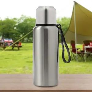 보냉병 핫앤콜드 듀얼 진공 600ml 보온병(실버) 텀블러 보틀 보온병
