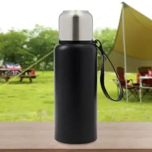 보냉병 핫앤콜드 듀얼 진공 600ml 보온병(블랙) 텀블러 보틀 보온병
