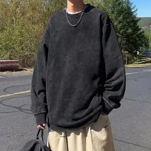 빈티지 가먼트다잉 무지 롱슬리브 티셔츠 IS-TS99