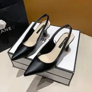 여성 2컬러 오피스 스틸레토힐 슬링백 구두 LK-P131