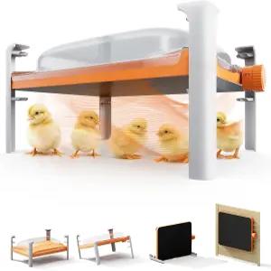 스마트 치킨 쿱 히터 200와트 병아리 브로더 히팅 플레이트 내장 어댑티브 온도 센서 타이머 및 조절기에