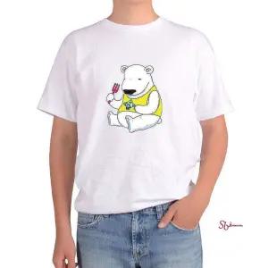 기능성반팔 북극곰 포크 배고픈 POLAR BEAR 온난abc459