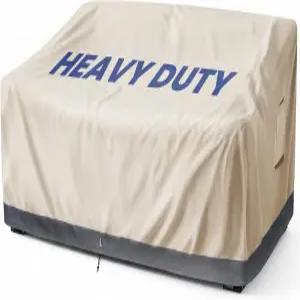 엑스트라 헤비 듀티 2인승 야외 소파 커버 최대 8000pa 방수 에어 벤트가 있는 파티오 가구 러브시트 벤치