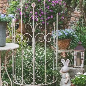 엔틱 정원 울타리 철제 정원울타리 펜스 넝쿨 중간 테라스