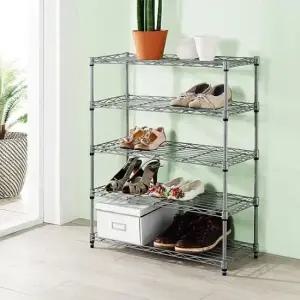 신발정리선반 메탈신발정리대 5단 현관장 현관 선반 시스템신발장
