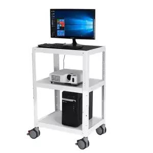 이동식 모니터 선반 모니터 카트 노트북 강연대 받침대