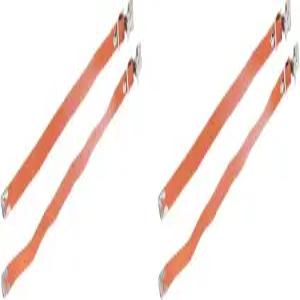 4피스 드라이월 스틸 나일론 다리 고정 스트랩 발 지지용 조절 가능한 교체용 밴드 키트