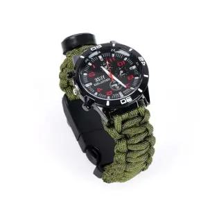 시계 카키 생존키트 서바이벌 생존팔찌 레져용시계