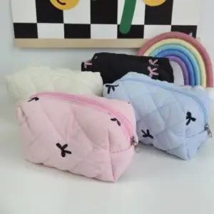 퀼팅 화장품파우치 자수 예쁜 지갑 지퍼파우치 멀티파우치 여성파우치 메이크업파우치