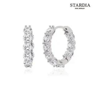 SILVER 925 1.2캐럿 이터너티 원터치 귀걸이