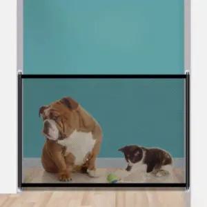 반려 동물 안전망 강아지 고양이 울타리 문 칸막이 펜스 도어 가림막 메쉬형