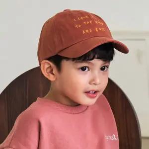 [비치스앤크림_키즈]아이러브유 투더문 볼캡-브릭(I love you to the moon Ball-Cap,