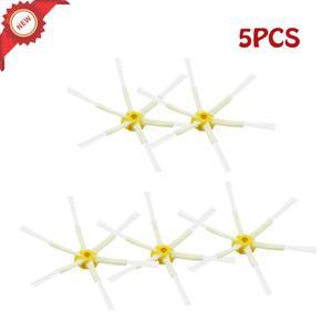 5PCS iRobot Roomba 용 6 무장 사이드 브러시 500 600 700 시리즈 530 550 560 610 620 630 650 625 760 77