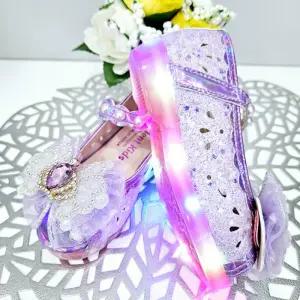 [탈렌트키즈]모다양산탈렌트클로젯 탈렌트키즈 수제화 왕관리본LED오픈샌들 TSY31NWS0