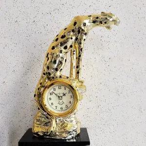 [하프클럽/셀러허브]데일리데코 타누로 재규어 금장 탁상시계