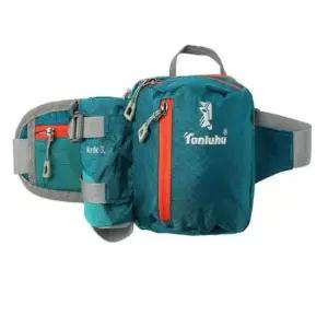 남성등산가방 블루그린 등산용 등산허리벨트 자전거가방 여행가방 힙색 미니등산가방
