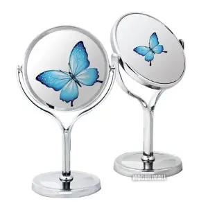 3배 확대 거울 HM-466 Y라인 360도 회전 양면 스텐드거울