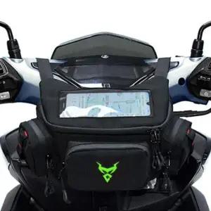 바이크 핸들바 오토바이 라이더 다용도 가방 힙색