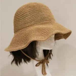 여성 시원한 둥근챙 와플 버킷햇 1P 자외선차단 모자