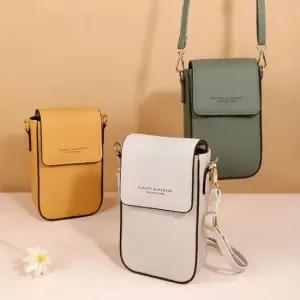 베이직 소프트 여성 데일리 소장 카드 폰 크로스백