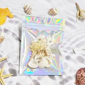 홀로그램 지퍼백 10.5x15 악세사리포장 화장품포장 포장데코 선물데코