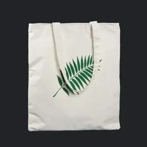 나뭇잎 에코백 지퍼형 수납 포켓에코백