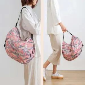 휴대용 장바구니 에코백 경량 시장바구니 파우치백