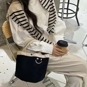 직장인 데일리 에코백 가벼운 외출용 숄더백 데일리