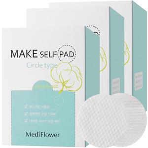 메디플라워 메이크 셀프 패드 리필 130매x3박스(총390매) 화장솜 각질패드 닥토패드
