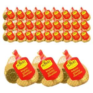 벨기에 알버트 코인 초콜릿망(대) 30개(55gx30개)