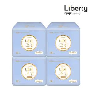 리버티 에어홀 니어스킨 생리대 오버나이트 10Px4팩